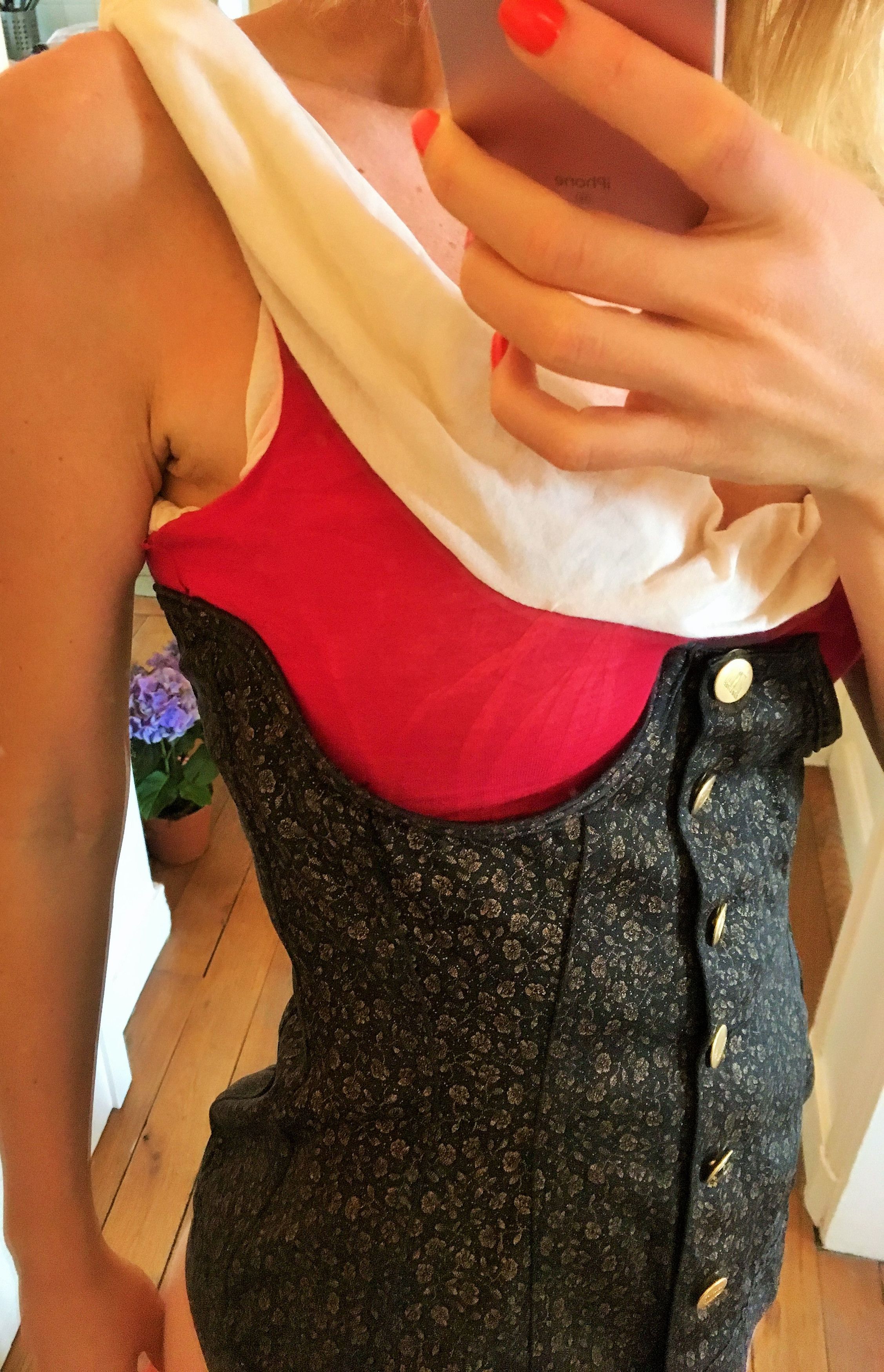 Jean Paul Gaultier Jean Paul Gaultier Kardashian Cut Out Top Cone Bra Corset Size M / US 6-8 / IT 42-44 - 11 Thumbnail