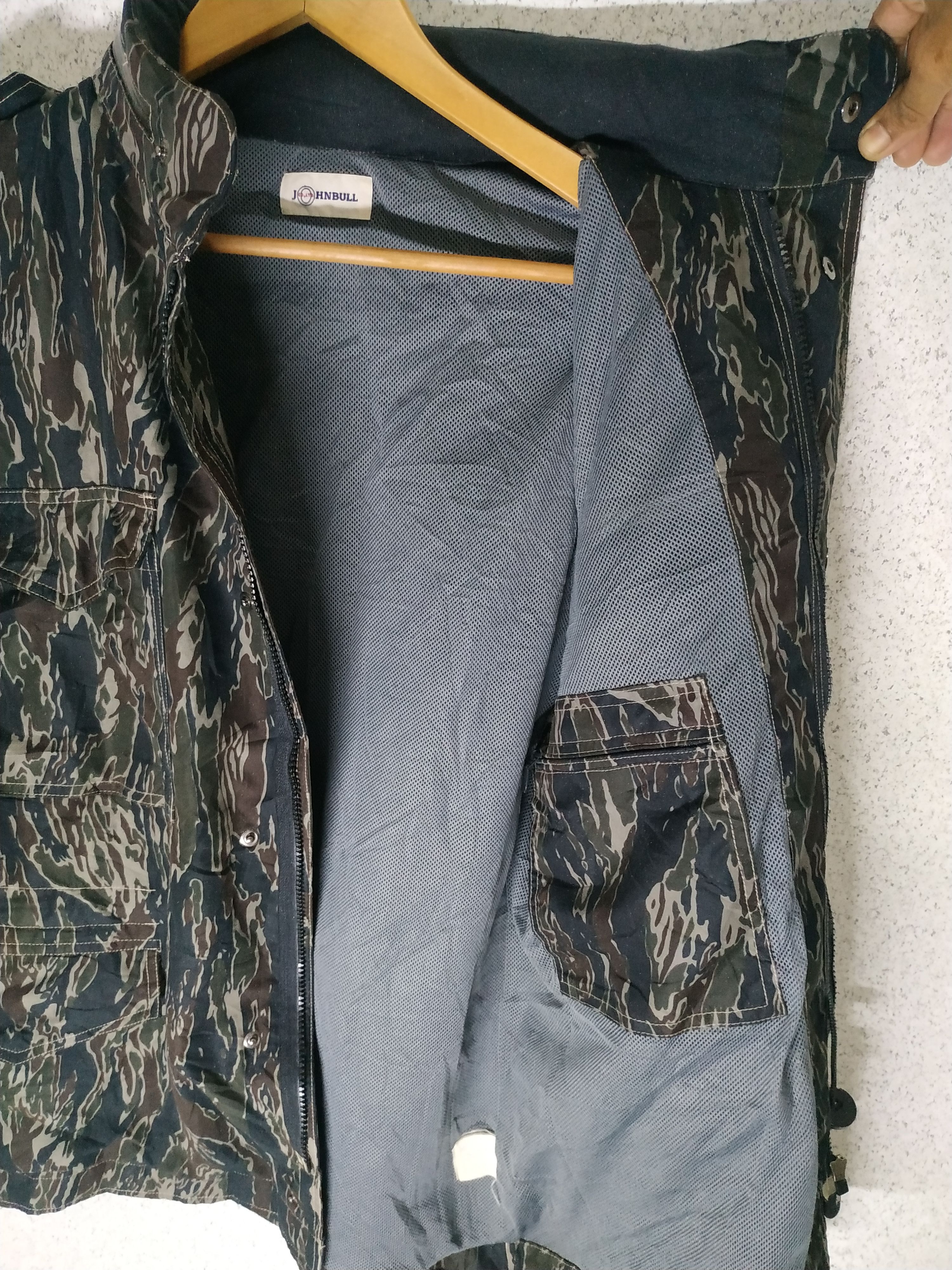 Johnbull × Vintage Vintage John Bull Camo Hooded Jacket Size US L / EU 52-54 / 3 - 4 Thumbnail