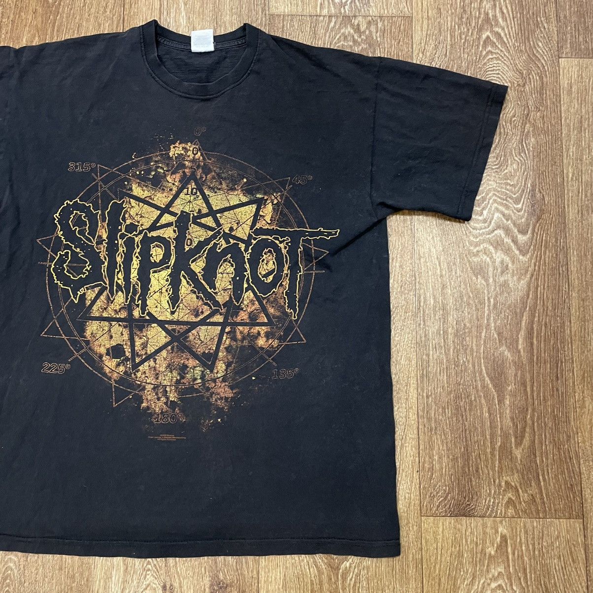Vintage Vintage Y2K Slipknot Band Tee Sun Faded Streetwear Tapered L Size US L / EU 52-54 / 3 - 3 Thumbnail