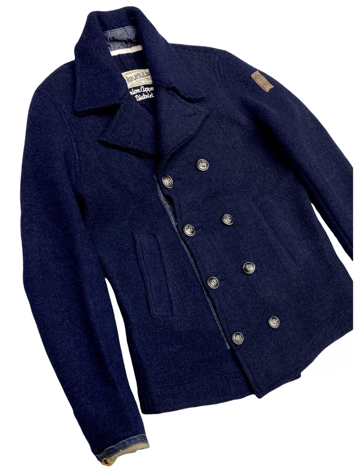 Replay VTG FLEECE REPLAY BLUE JEANS DENIM JACKET Size US M / EU 48-50 / 2 - 9 Thumbnail