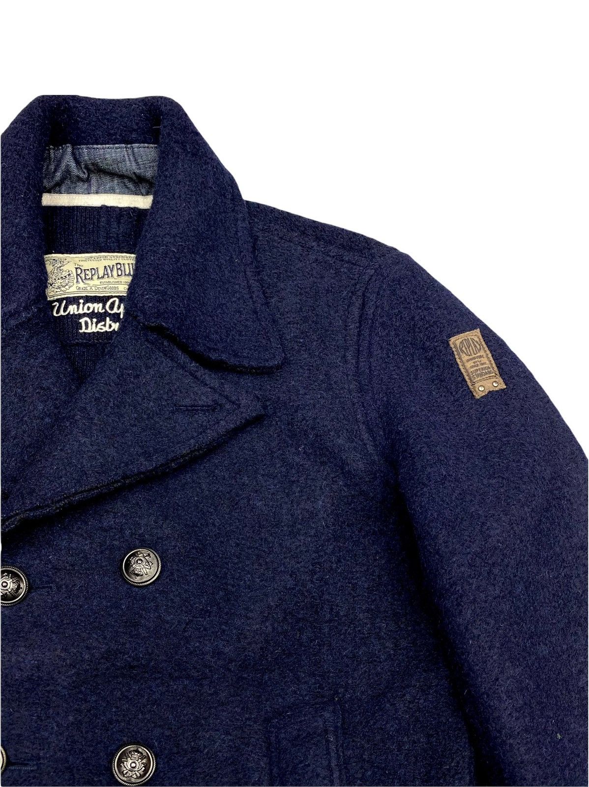 Replay VTG FLEECE REPLAY BLUE JEANS DENIM JACKET Size US M / EU 48-50 / 2 - 6 Thumbnail