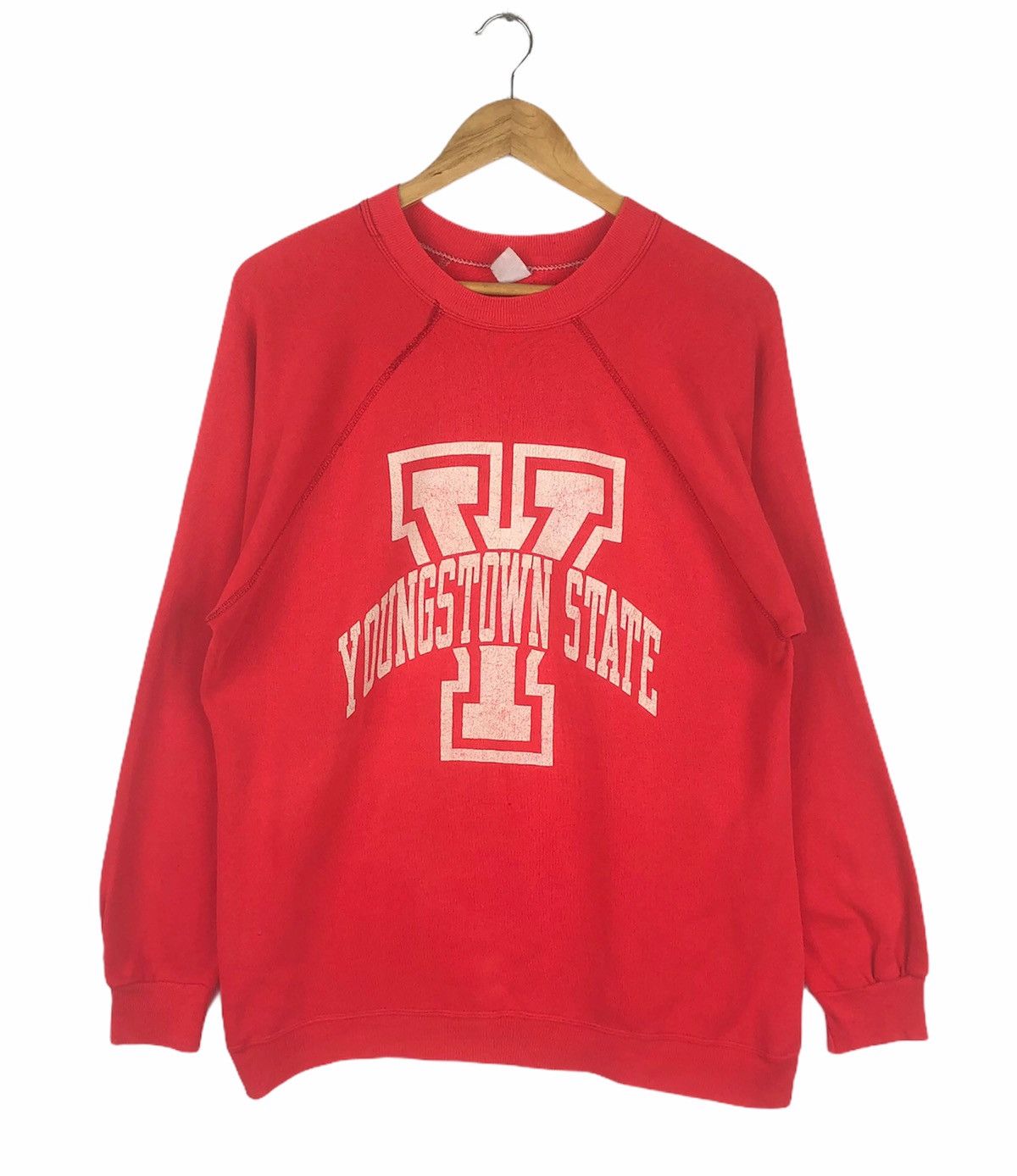 Vintage Vintage 80s Youngstown State University Crewneck Size US XL / EU 56 / 4 - 1 Thumbnail