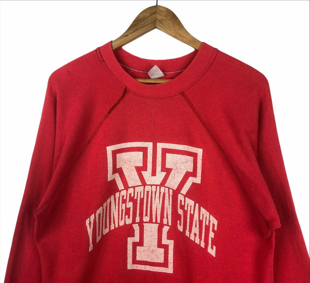 Vintage Vintage 80s Youngstown State University Crewneck Size US XL / EU 56 / 4 - 2 Thumbnail