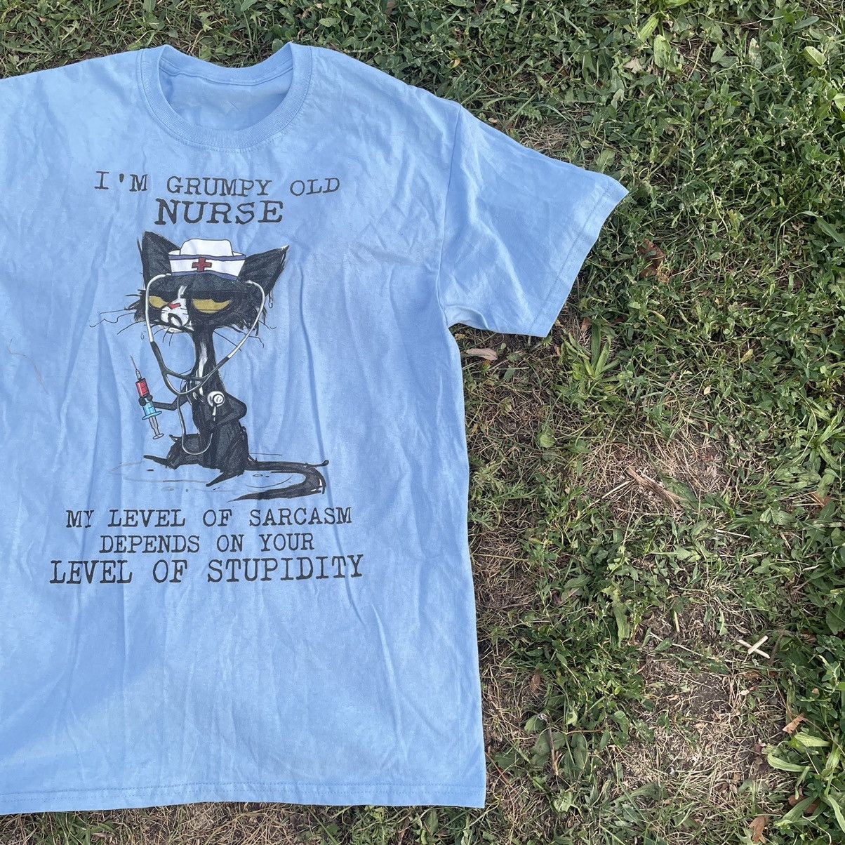 Vintage Vintage Y2K Sun Faded Graphic Tee Humor Skate Streetwear M Size US M / EU 48-50 / 2 - 2 Thumbnail
