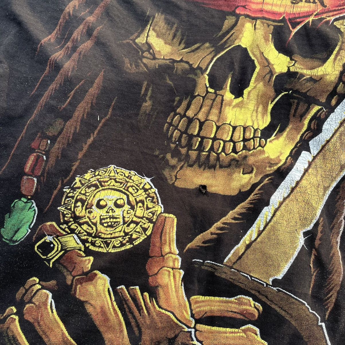 Vintage Vintage Y2K Graphic Tee Skull Pirate Horror Punk Streetwear Size US M / EU 48-50 / 2 - 6 Thumbnail