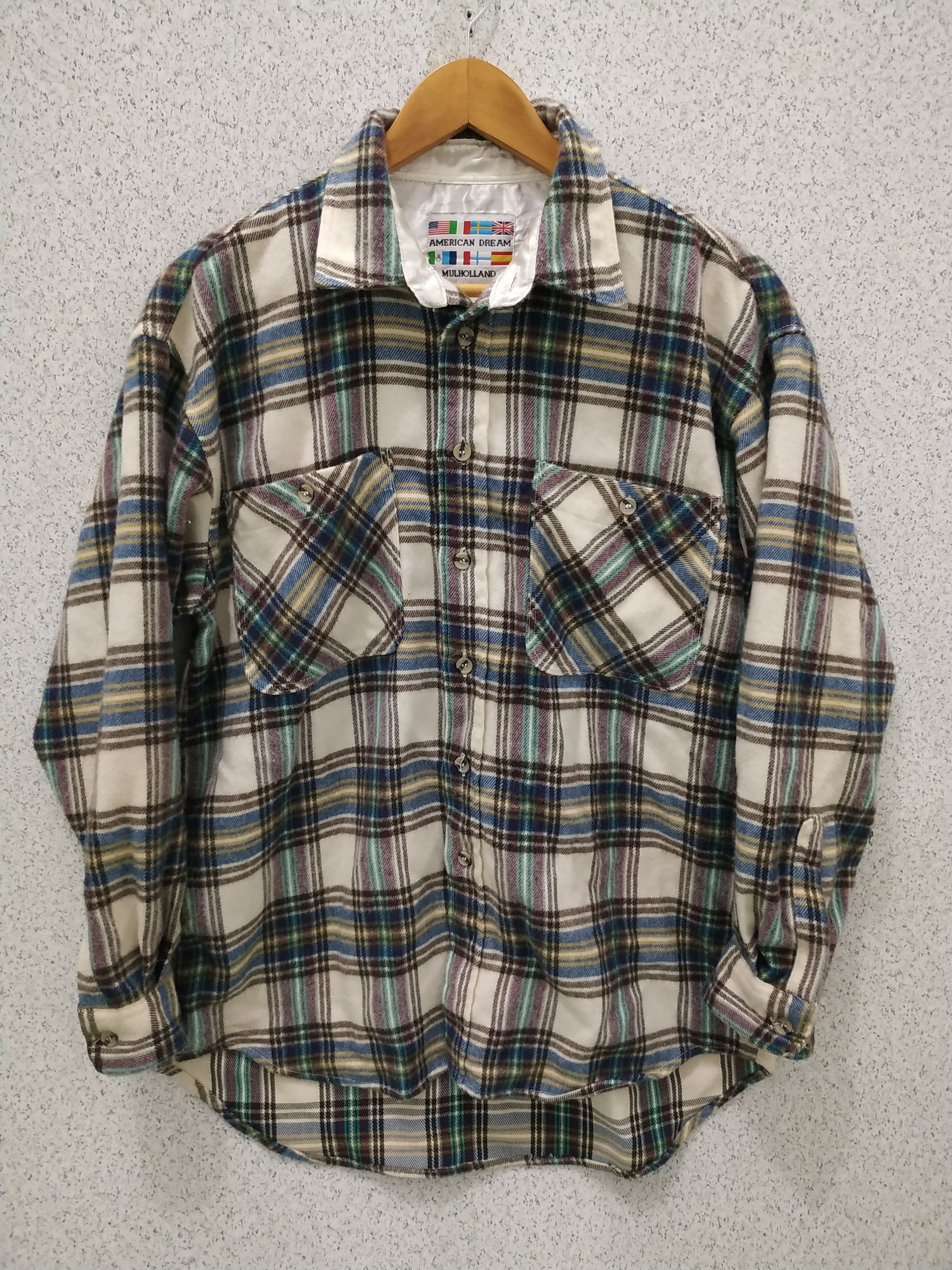 Flannel × Vintage Vintage American Dream Mulholland Flannel Size US L / EU 52-54 / 3 - 1 Thumbnail