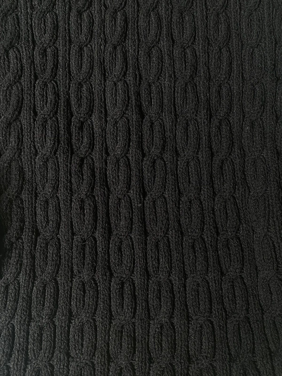 Yohji Yamamoto AW03 Chain Link Stretch Heavy Knit Wool Fisher Man Sweater Size US M / EU 48-50 / 2 - 3 Thumbnail