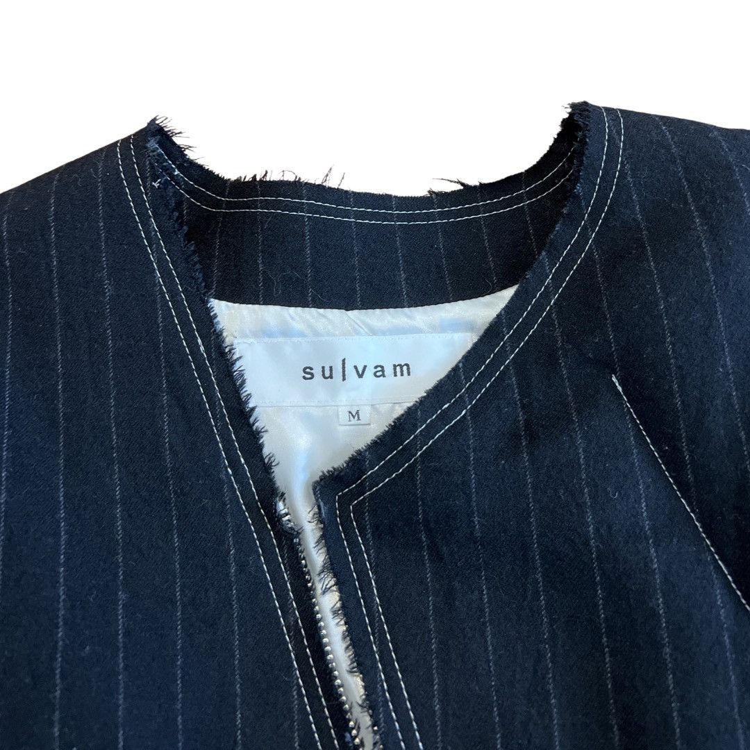 Japanese Brand SULVAM PADDED SWEATER Size US M / EU 48-50 / 2 - 4 Thumbnail