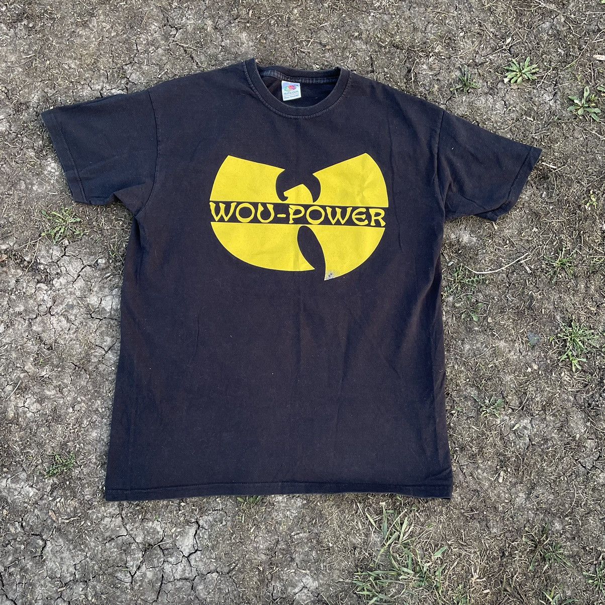 Vintage Vintage 90s Wu Tang Clan Graphic Tee Black Yellow Grunge M Size US M / EU 48-50 / 2 - 3 Thumbnail