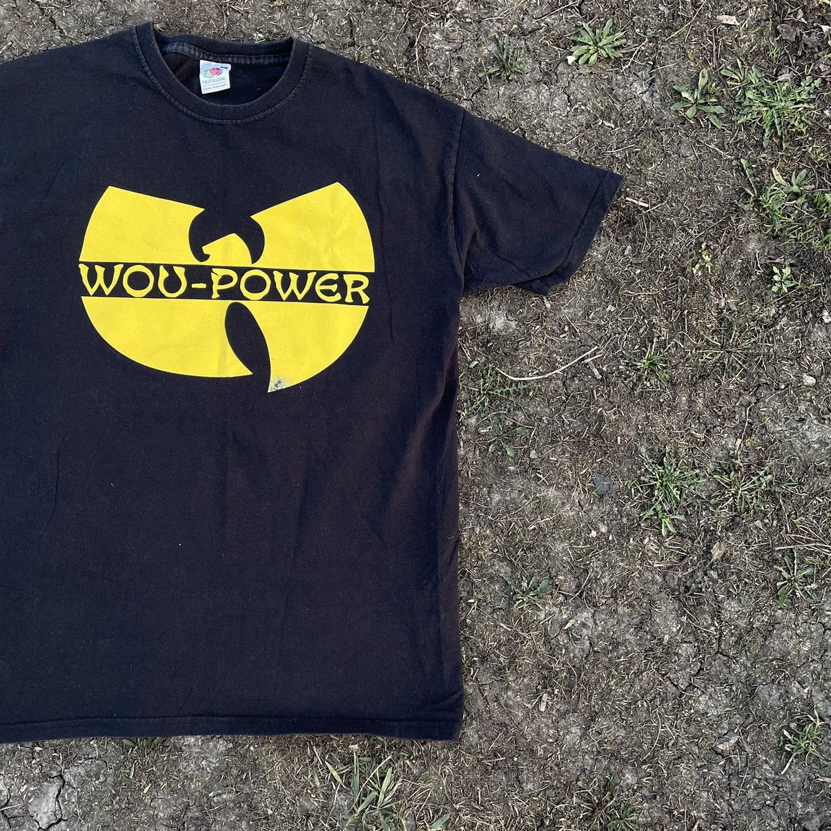 Vintage Vintage 90s Wu Tang Clan Graphic Tee Black Yellow Grunge M Size US M / EU 48-50 / 2 - 4 Thumbnail