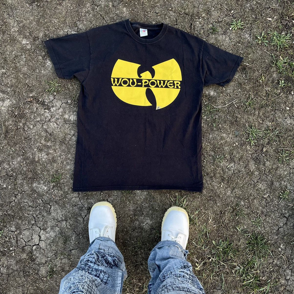 Vintage Vintage 90s Wu Tang Clan Graphic Tee Black Yellow Grunge M Size US M / EU 48-50 / 2 - 1 Thumbnail