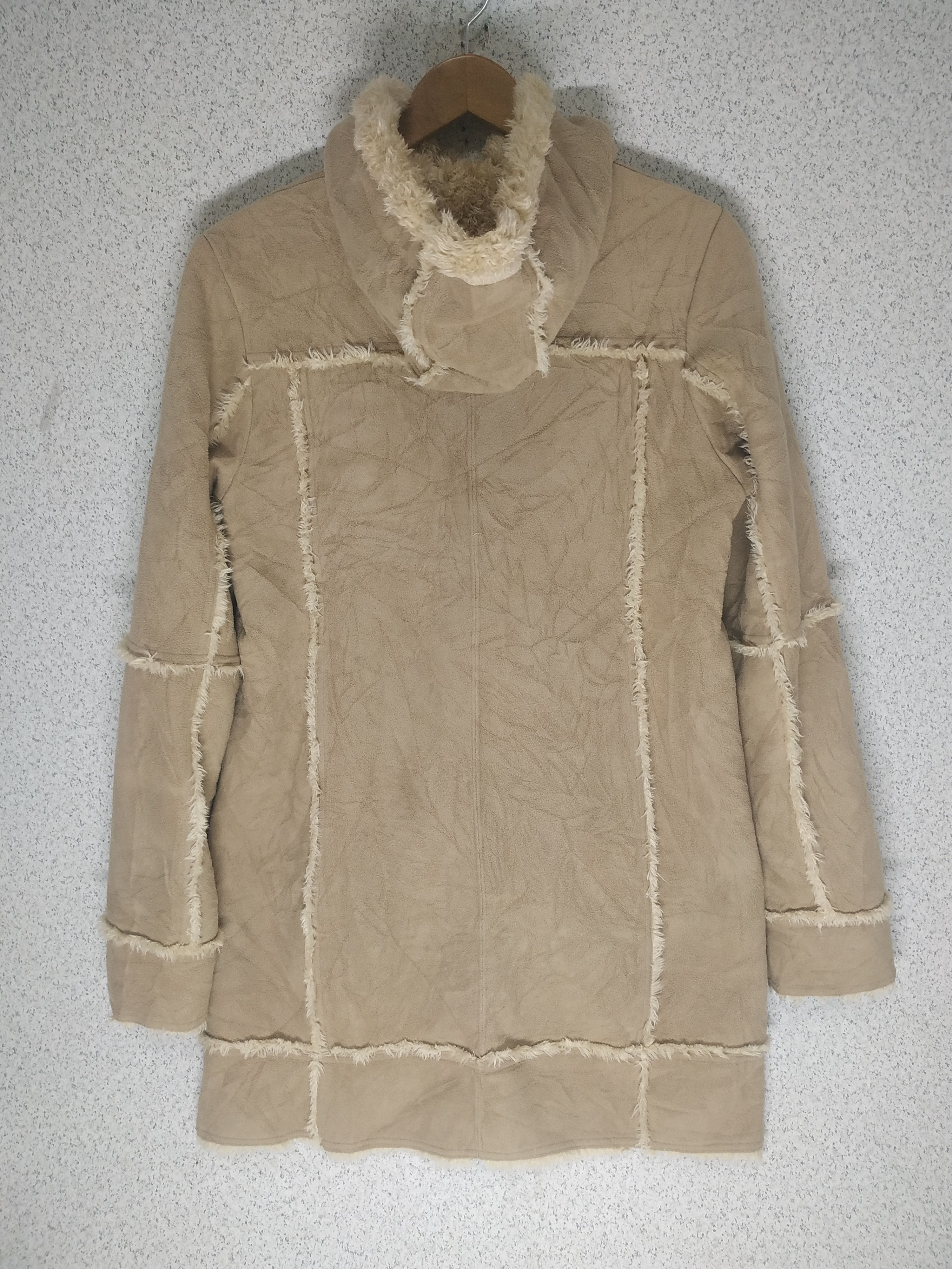 Japanese Brand × Uniqlo Uniqlo Fleece Sherpa Zip Up Hooded Jacket Size US L / EU 52-54 / 3 - 2 Thumbnail
