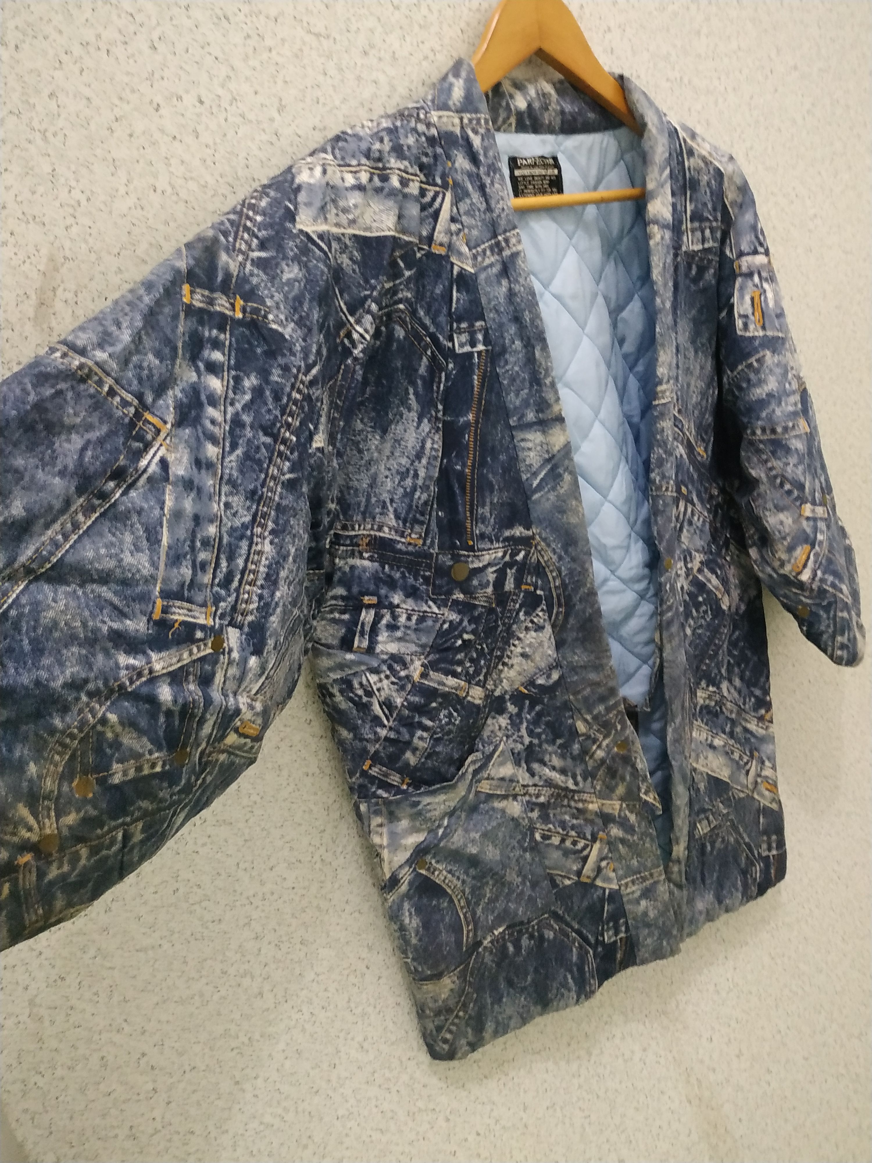 Japanese Brand Parfection Ever Green Quilted Kimono Jacket Made In Japan Size US L / EU 52-54 / 3 - 4 Thumbnail