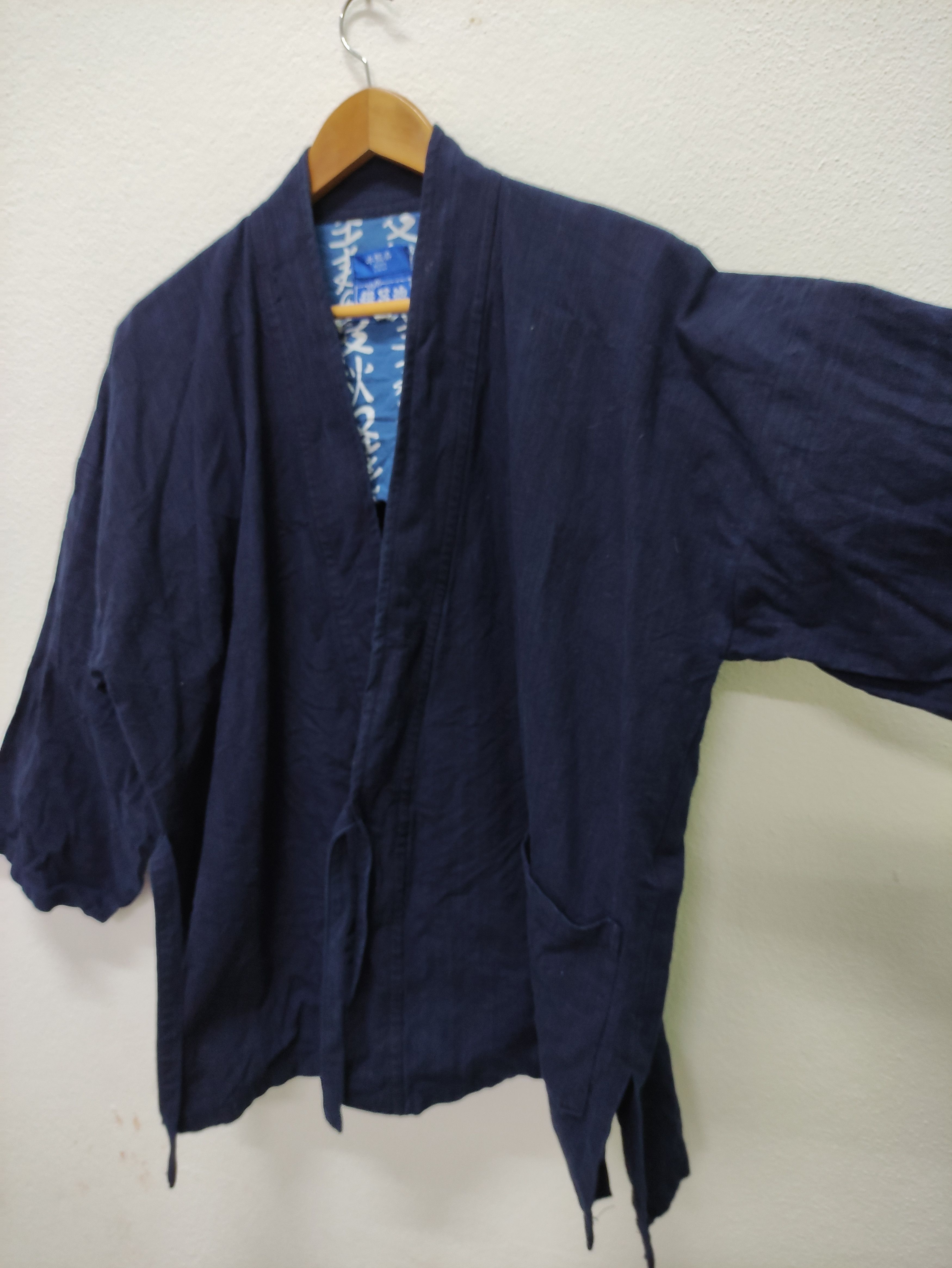 Vintage Vintage Japanese Indigo Noragi Jacket Size US L / EU 52-54 / 3 - 3 Thumbnail