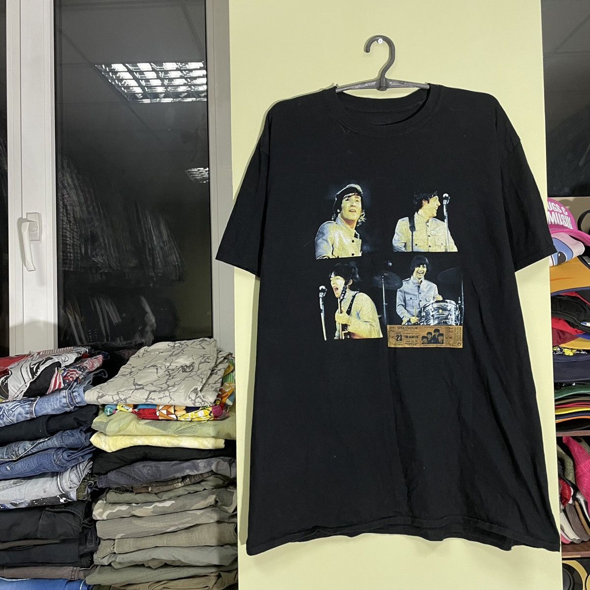 Band Tees Vintage Y2K Beatles Submarine Thrashed Rock Size US L / EU 52-54 / 3 - 3 Thumbnail