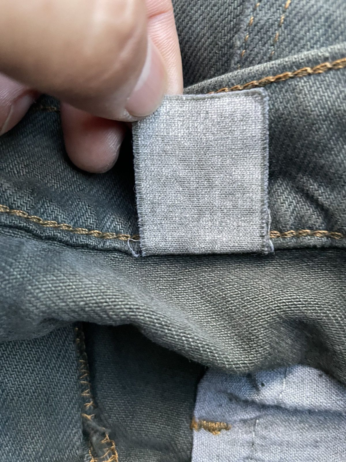Levi's Vintage Levis 505 e Dye Green Faded Denim Size US 33 - 17 Thumbnail