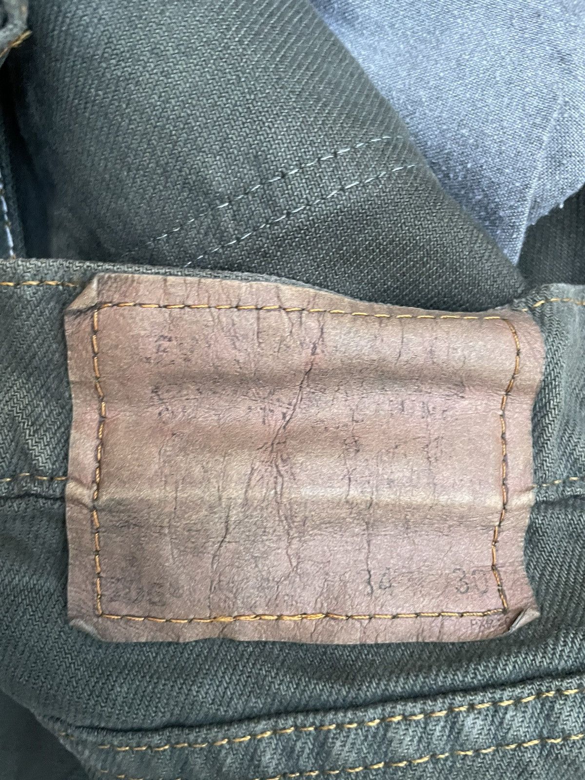 Levi's Vintage Levis 505 e Dye Green Faded Denim Size US 33 - 15 Thumbnail