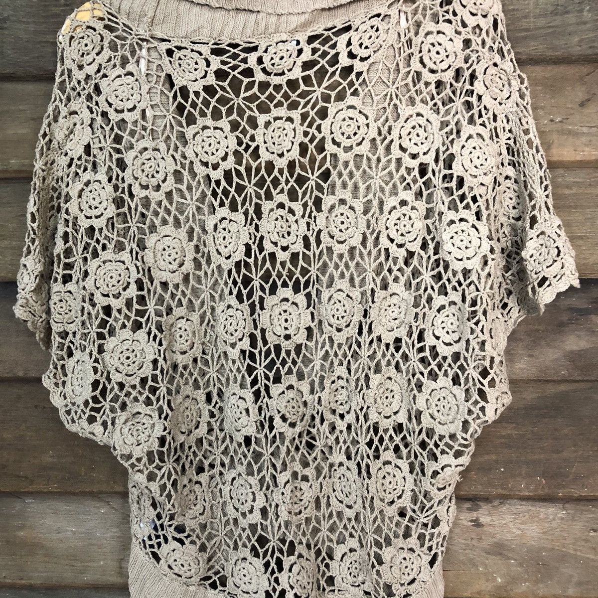 Hypebeast Witchery Mesh Net Crochet Cardigan Knitwear #7201 Size S / US 4 / IT 40 - 10 Thumbnail