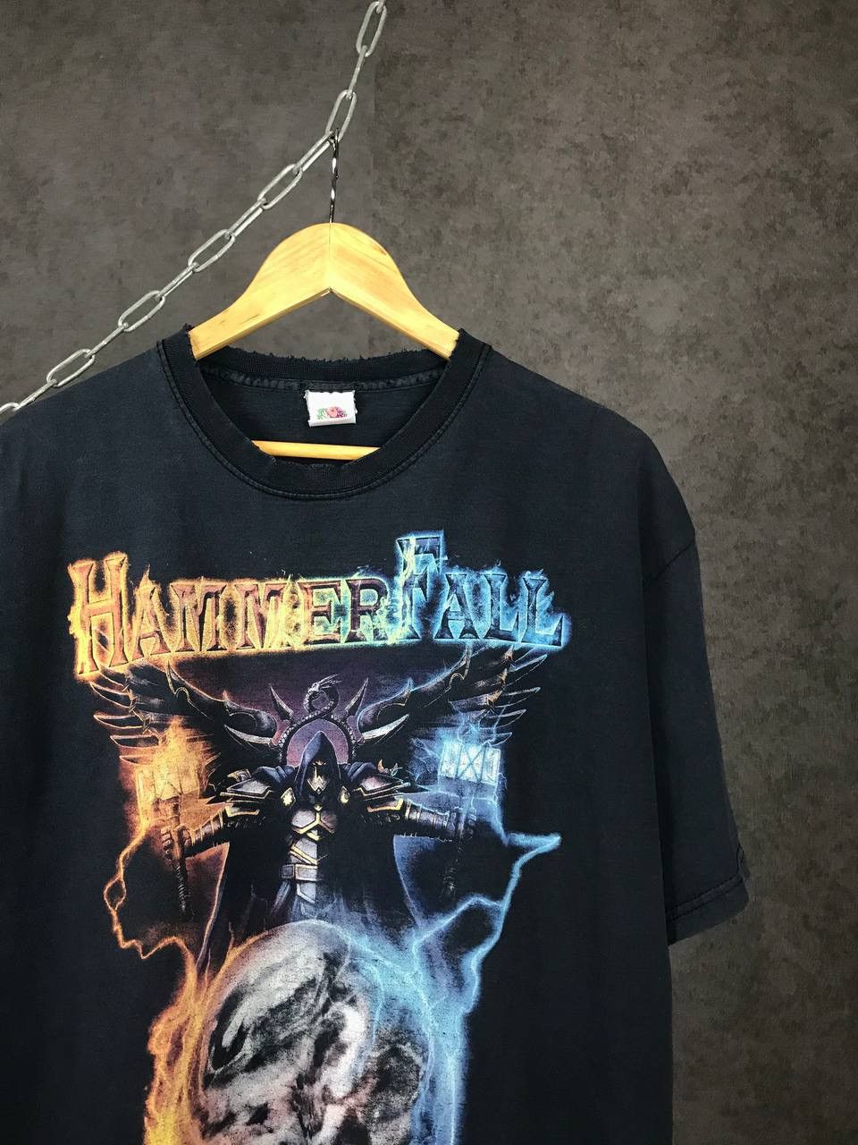 Band Tees Hammer Fall 2009 vintage rock band distressed tour tee Size US XL / EU 56 / 4 - 2 Thumbnail