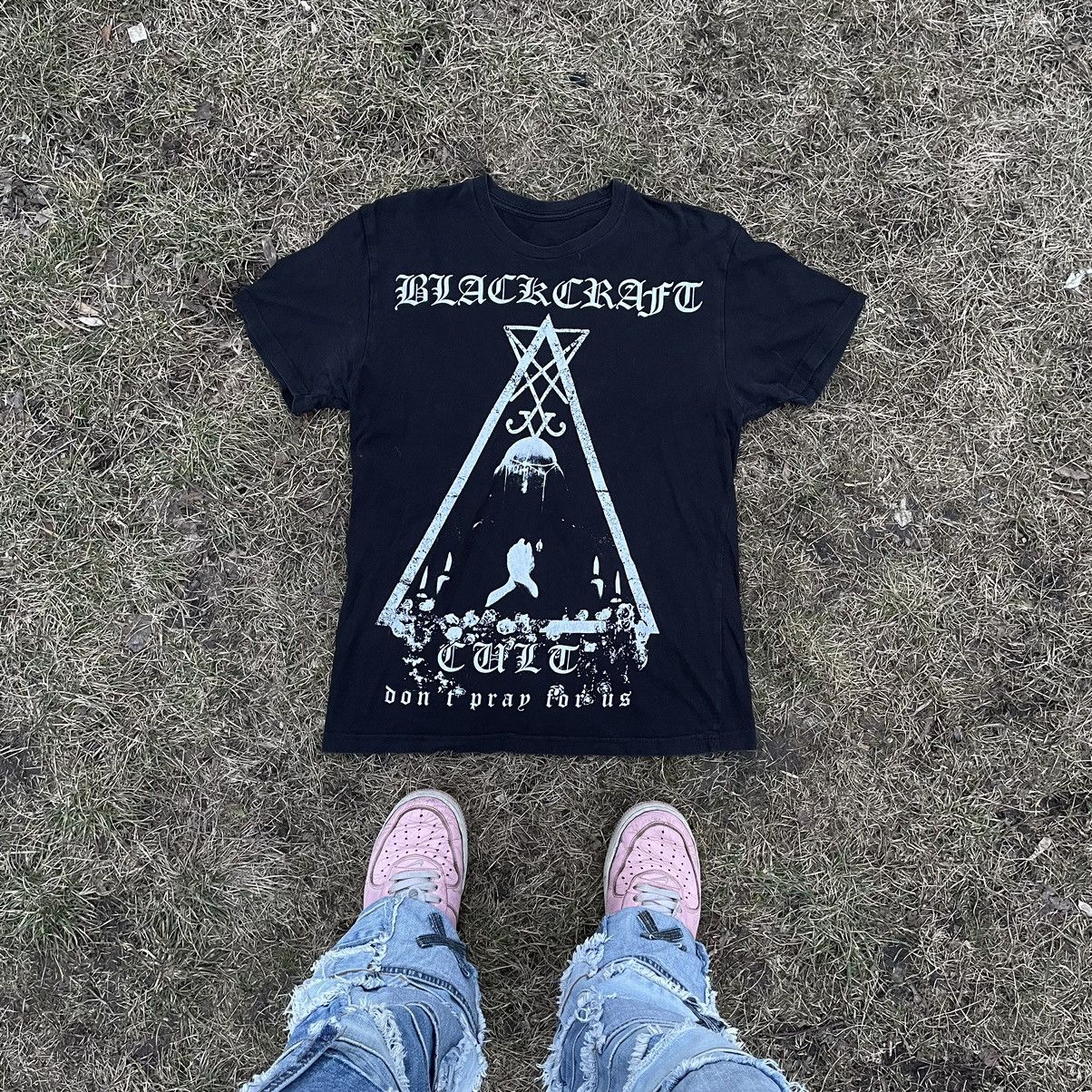 Vintage Vintage 90s Blackcraft Cult Faded Graphic Tee Grunge Boxy M Size US M / EU 48-50 / 2 - 1 Thumbnail