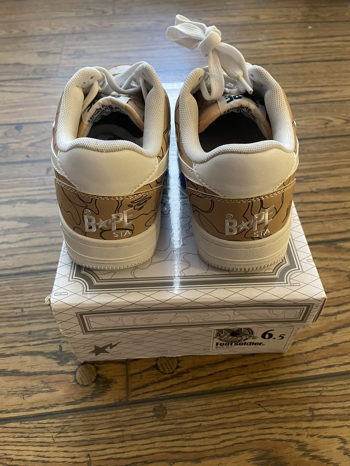 Bape Bape Line Camo Bapestas 6.5 Size US 6.5 / EU 39-40 - 4 Thumbnail