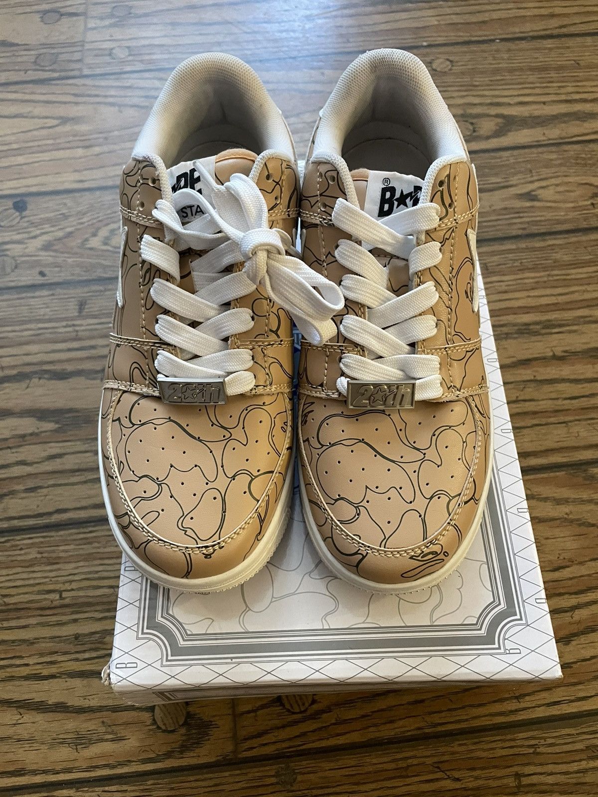 Bape Bape Line Camo Bapestas 6.5 Size US 6.5 / EU 39-40 - 5 Thumbnail