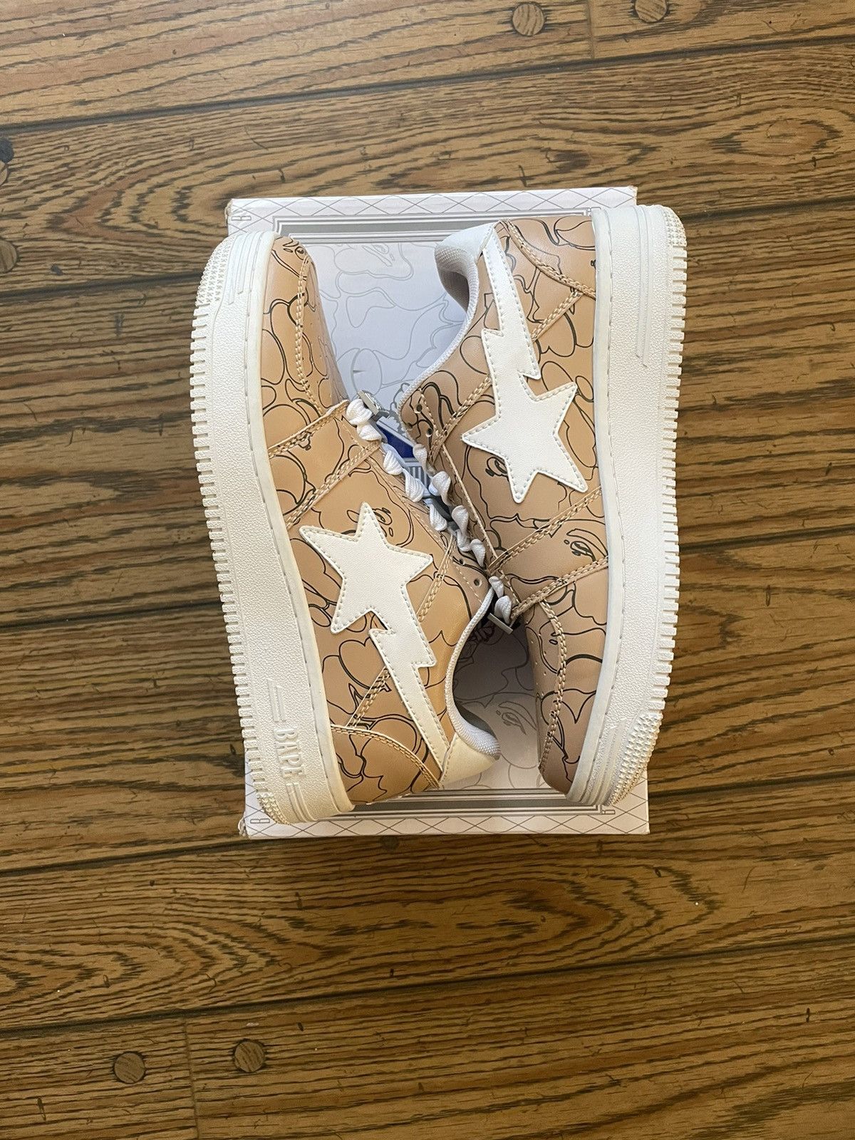 Bape Bape Line Camo Bapestas 6.5 Size US 6.5 / EU 39-40 - 1 Thumbnail