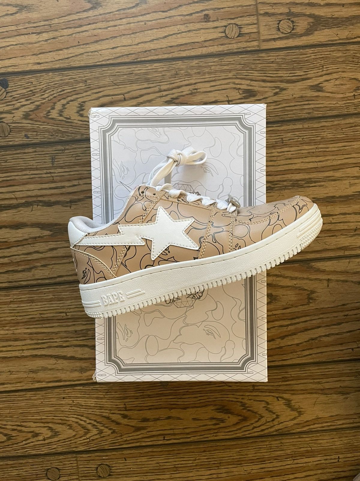 Bape Bape Line Camo Bapestas 6.5 Size US 6.5 / EU 39-40 - 6 Thumbnail