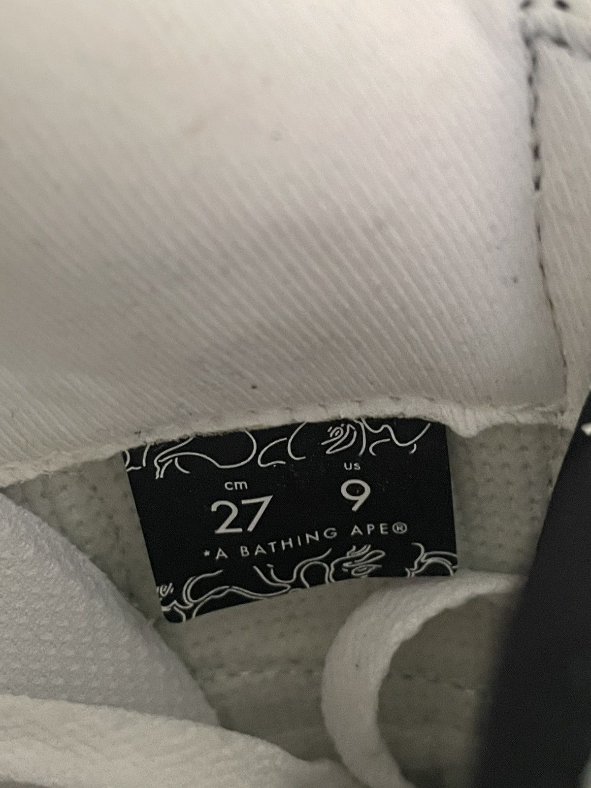 Bape OG Bape Blue/Black/White Bapestas Size US 9 / EU 42 - 10 Thumbnail