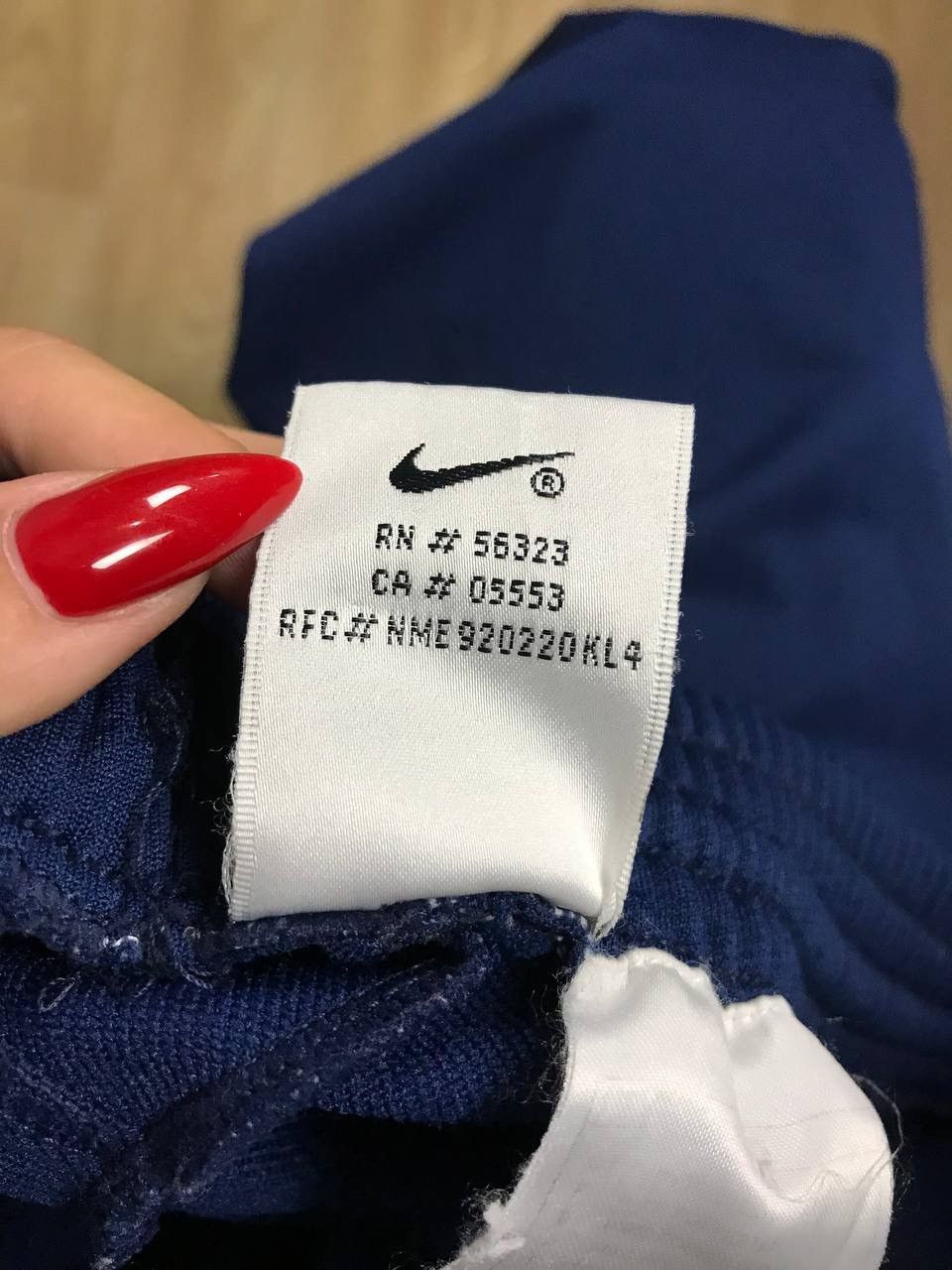 Vintage Nike swoosh streetwear vintage blue sweatpants Size US 34 / EU 50 - 4 Thumbnail