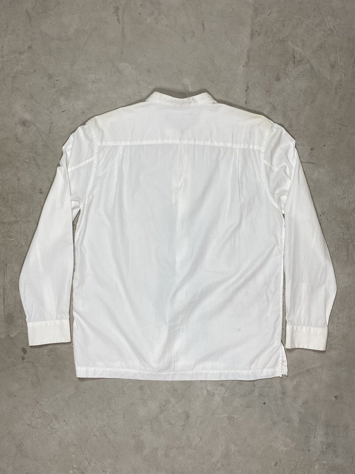 Issey Miyake Issey Miyake Man Embroidered Band Collar Shirt Size US L / EU 52-54 / 3 - 2 Thumbnail