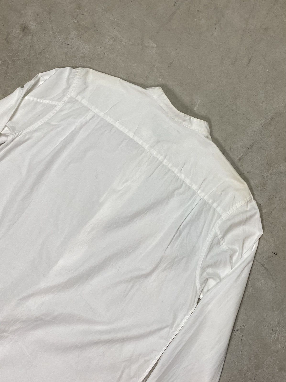 Issey Miyake Issey Miyake Man Embroidered Band Collar Shirt Size US L / EU 52-54 / 3 - 7 Thumbnail