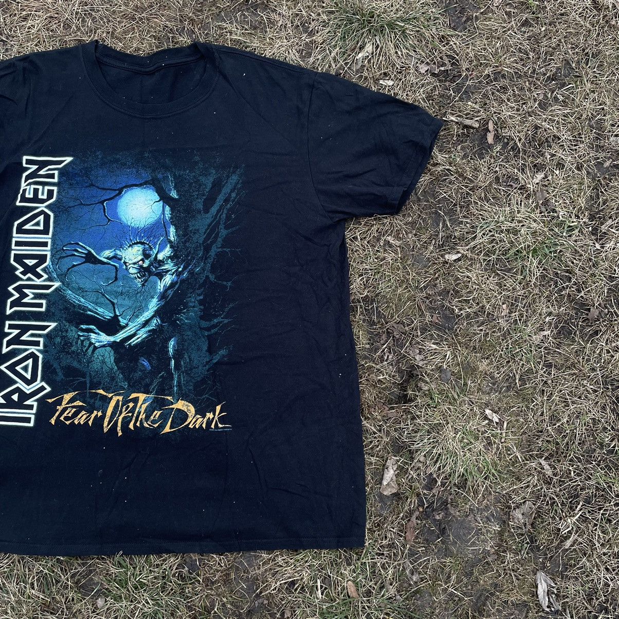 Vintage Vintage 90s Iron Maiden Faded Graphic Band Tee Punk Boxy L Size US L / EU 52-54 / 3 - 3 Thumbnail