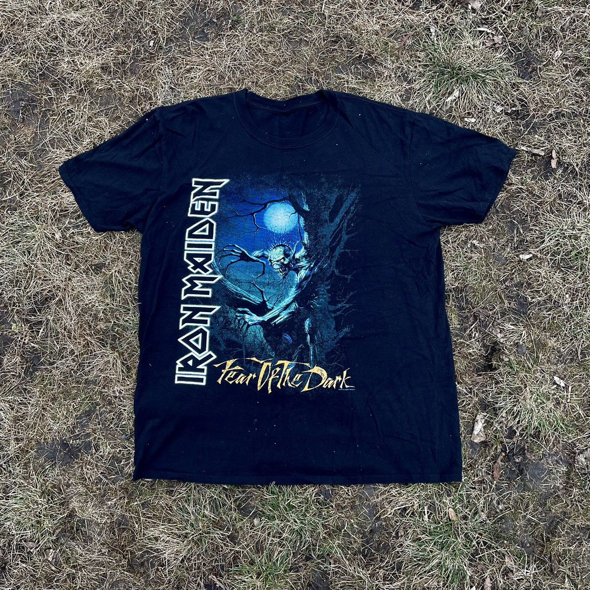 Vintage Vintage 90s Iron Maiden Faded Graphic Band Tee Punk Boxy L Size US L / EU 52-54 / 3 - 1 Thumbnail
