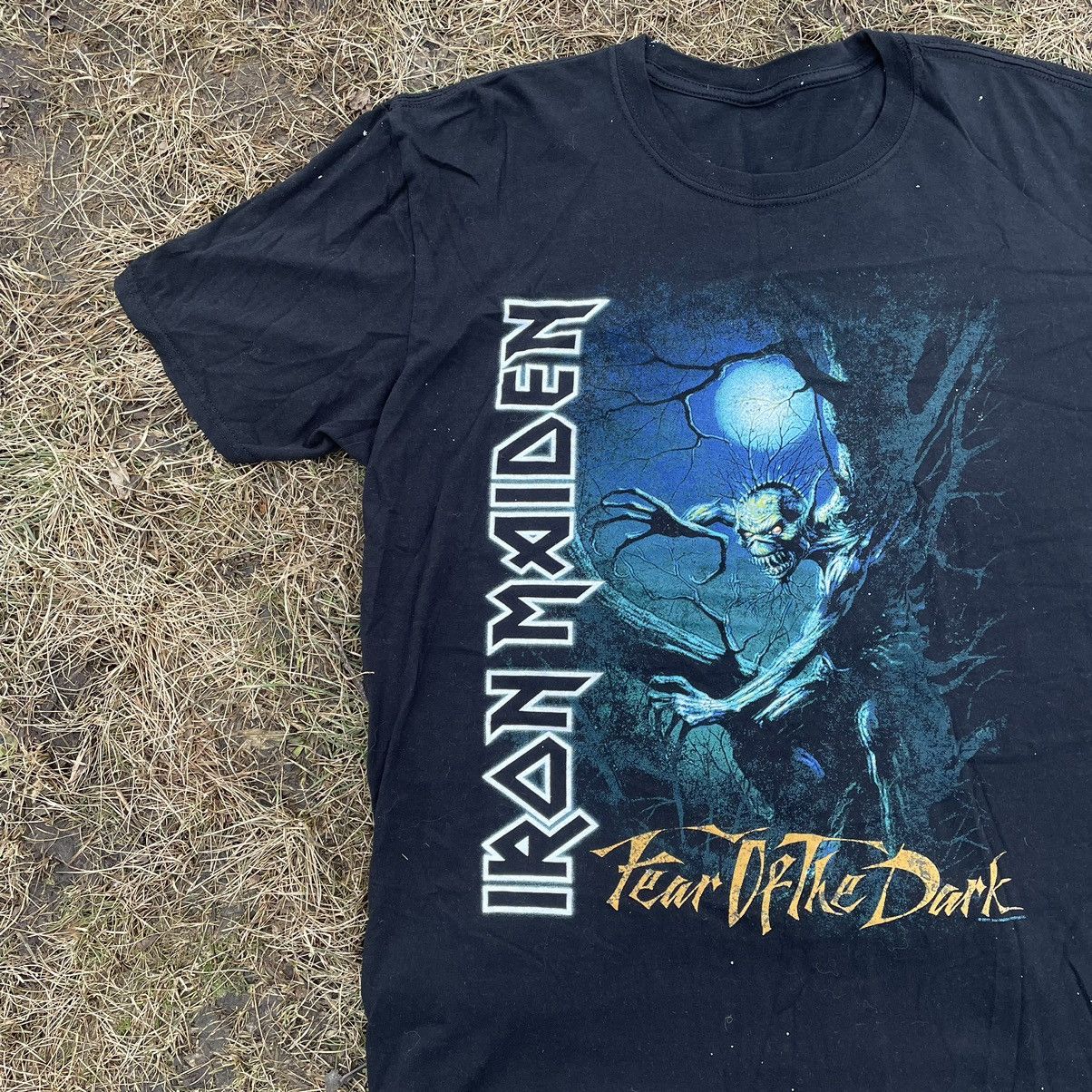 Vintage Vintage 90s Iron Maiden Faded Graphic Band Tee Punk Boxy L Size US L / EU 52-54 / 3 - 2 Thumbnail