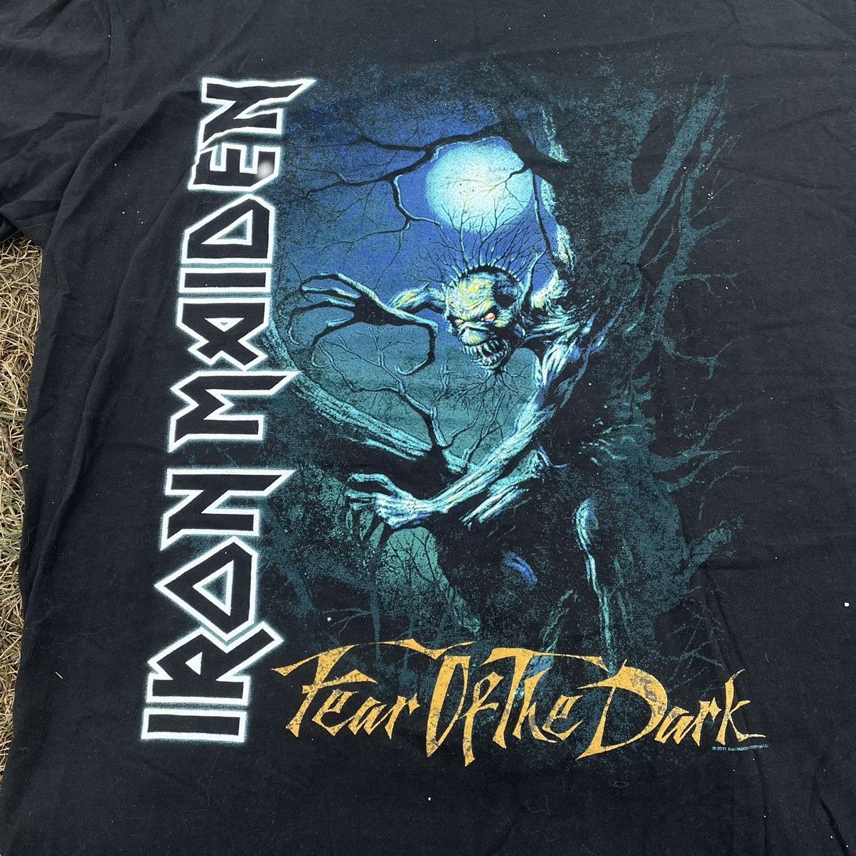 Vintage Vintage 90s Iron Maiden Faded Graphic Band Tee Punk Boxy L Size US L / EU 52-54 / 3 - 4 Thumbnail