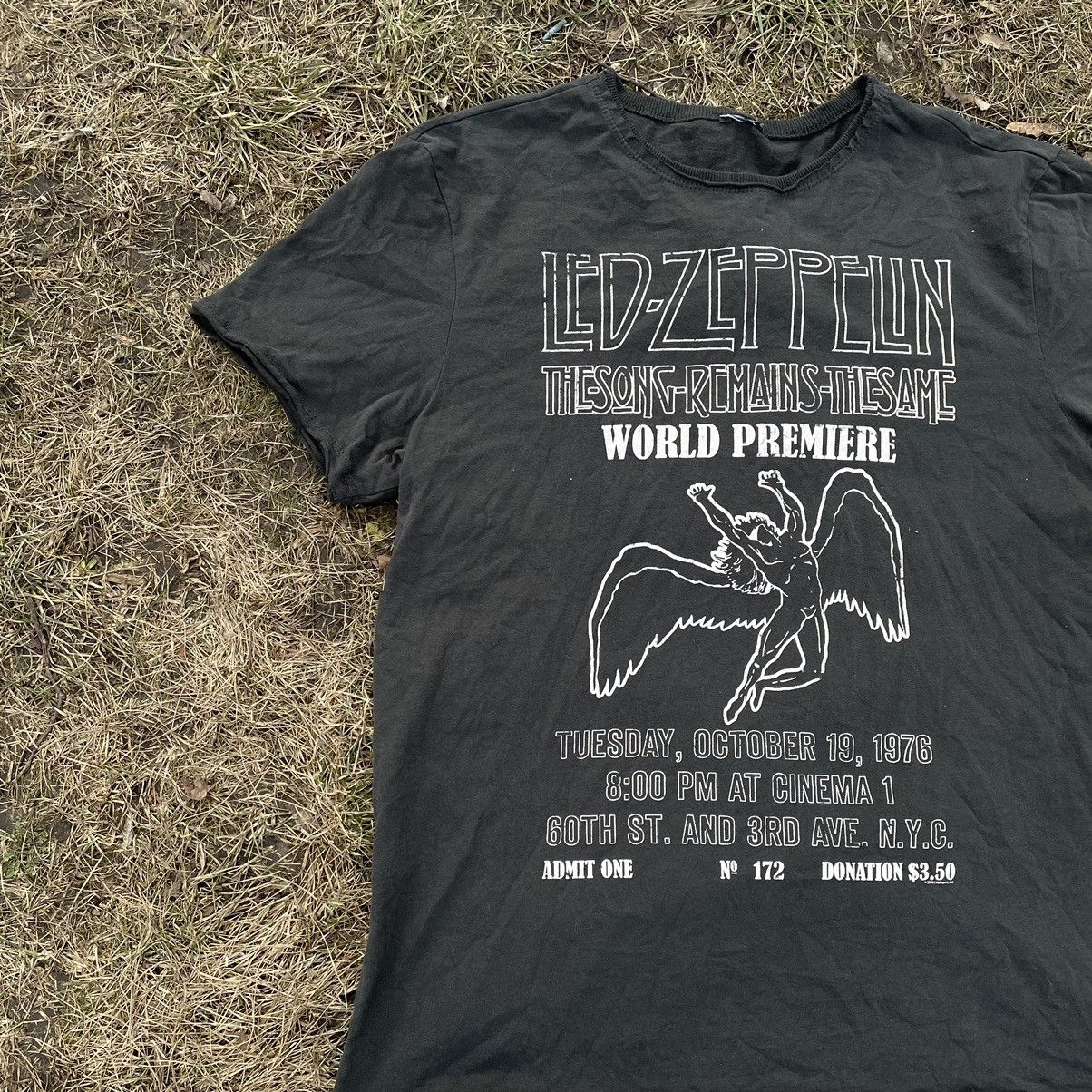 Vintage Vintage 90s Led Zeppelin Band Tee Sun Faded Grunge Slim M Size US M / EU 48-50 / 2 - 3 Thumbnail