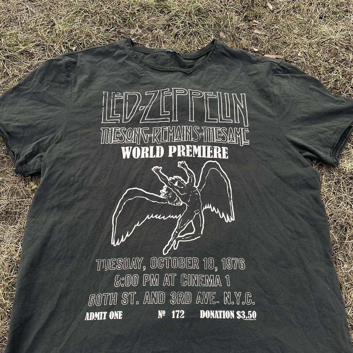 Vintage Vintage 90s Led Zeppelin Band Tee Sun Faded Grunge Slim M Size US M / EU 48-50 / 2 - 4 Thumbnail