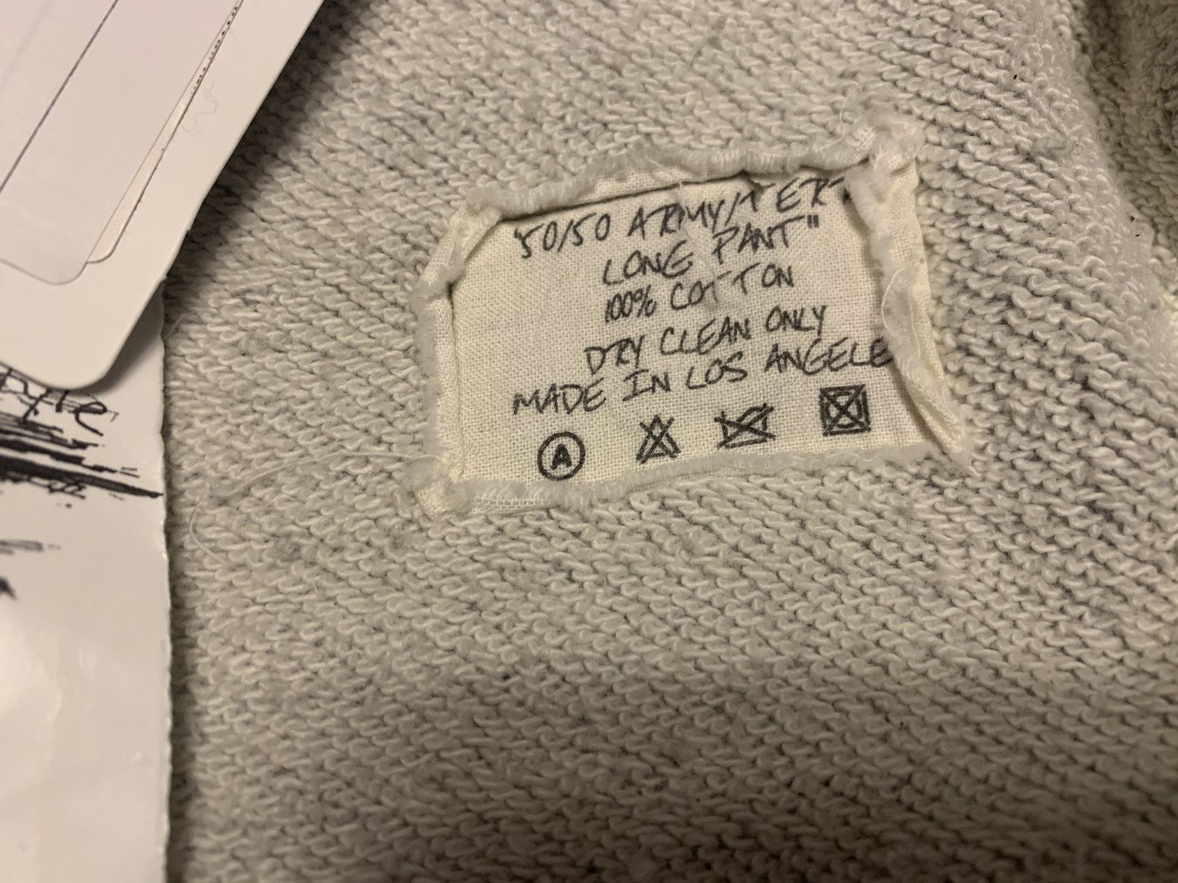 Greg Lauren SS'19 Pant 50/50 Army Terry Long Size US 30 / EU 46 - 6 Thumbnail
