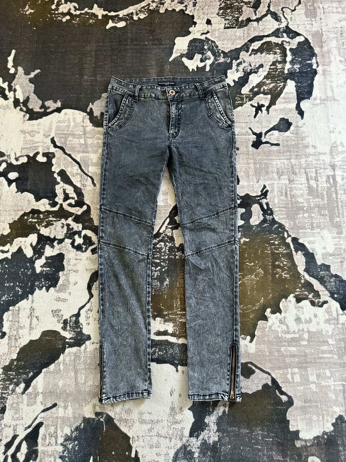 Masaki Matsushima Archive Masaki Matsushima bleached jeans | Grailed