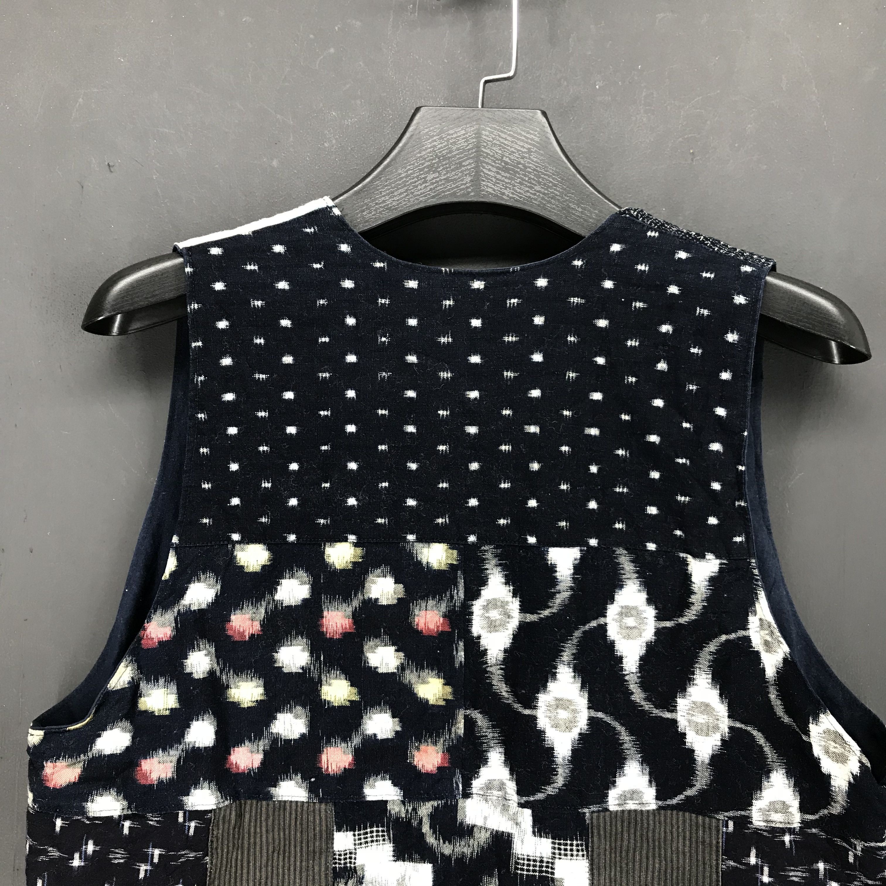 Vintage Vintage Artwork Patchwork Sashiko Vest #2057-77 Size US M / EU 48-50 / 2 - 8 Thumbnail