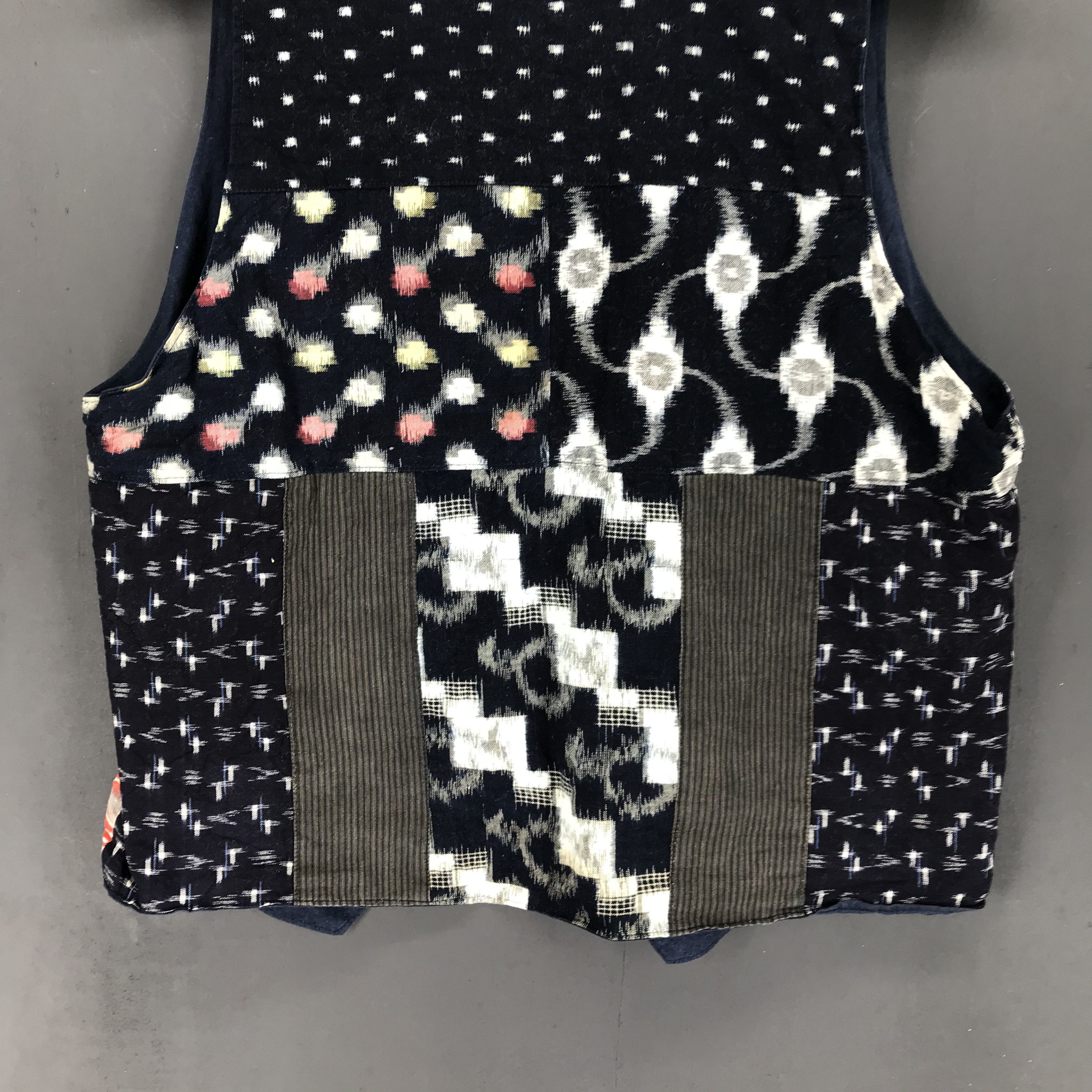 Vintage Vintage Artwork Patchwork Sashiko Vest #2057-77 Size US M / EU 48-50 / 2 - 9 Thumbnail