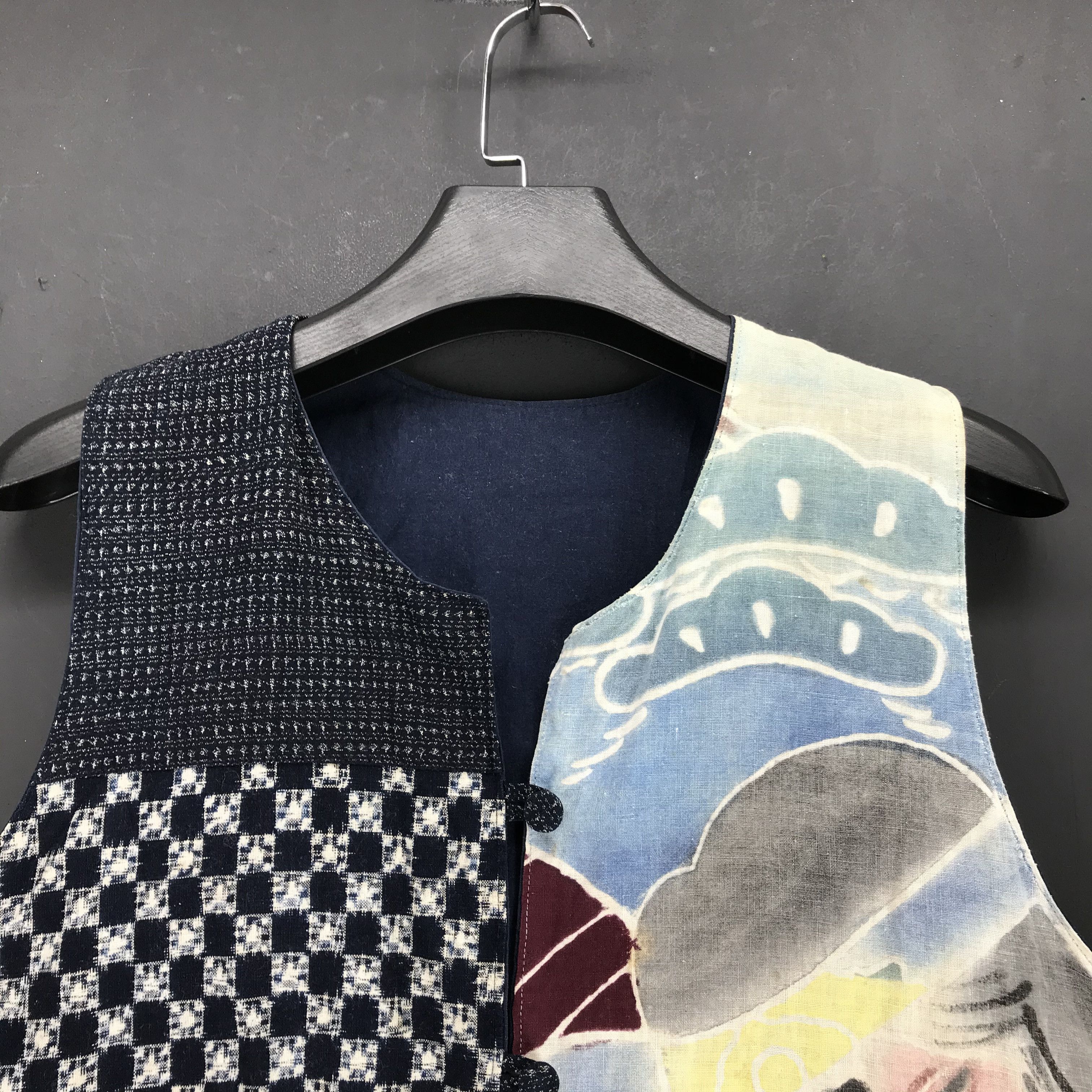 Vintage Vintage Artwork Patchwork Sashiko Vest #2057-77 Size US M / EU 48-50 / 2 - 2 Thumbnail