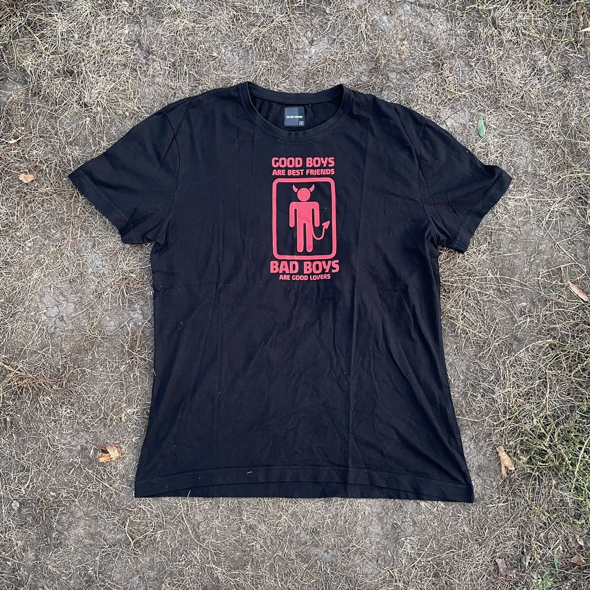 Vintage Y2K Graphic Tee Good Bye Bad Boys Humor Streetwear Boxy XL Size US XL / EU 56 / 4 - 1 Thumbnail