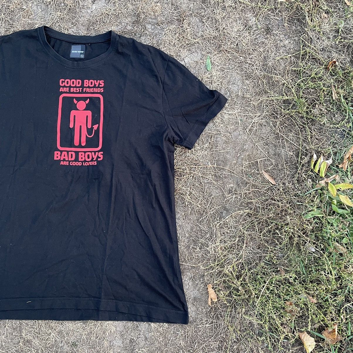 Vintage Y2K Graphic Tee Good Bye Bad Boys Humor Streetwear Boxy XL Size US XL / EU 56 / 4 - 2 Thumbnail