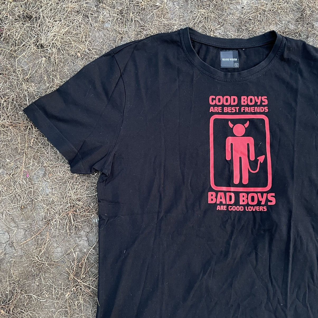 Vintage Y2K Graphic Tee Good Bye Bad Boys Humor Streetwear Boxy XL Size US XL / EU 56 / 4 - 3 Thumbnail