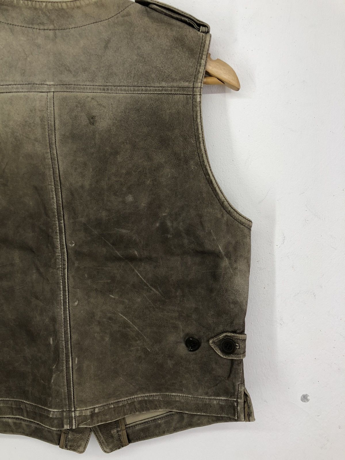 Leather Vintage Halb Goat Leather Vest Jacket Size US M / EU 48-50 / 2 - 12 Thumbnail