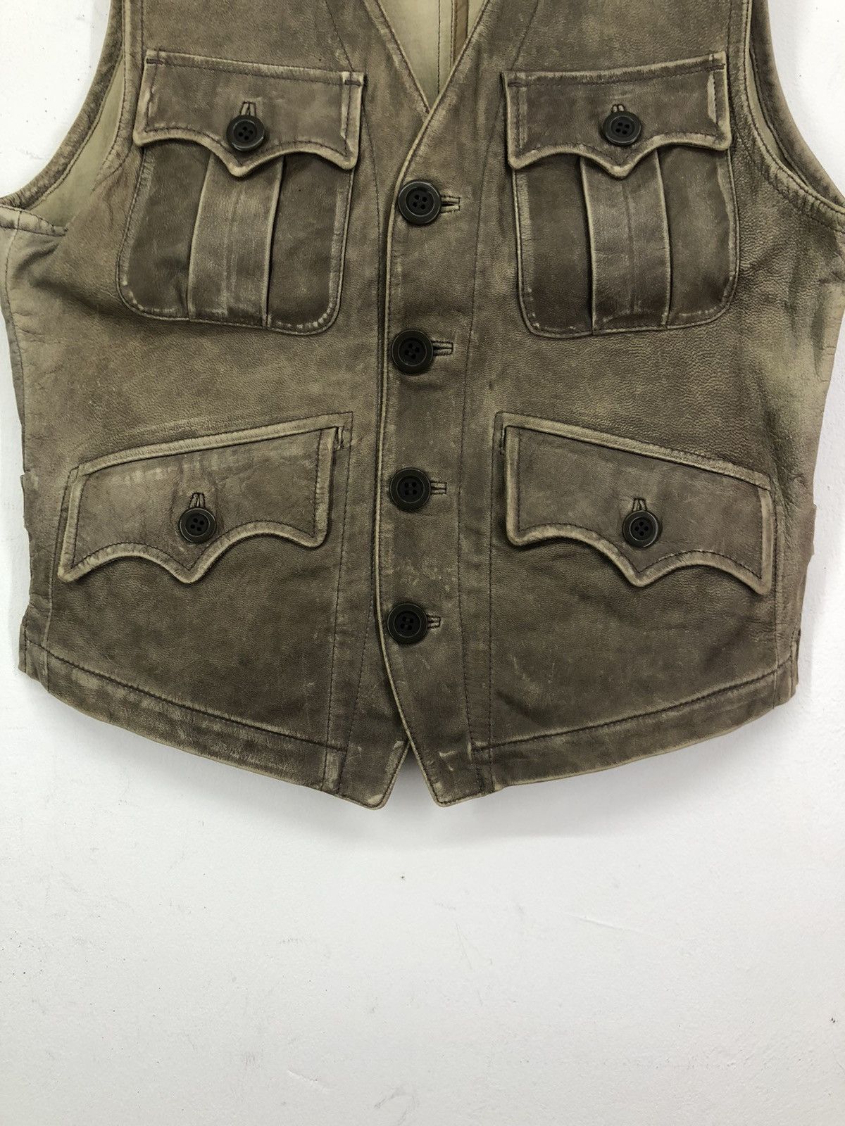 Leather Vintage Halb Goat Leather Vest Jacket Size US M / EU 48-50 / 2 - 4 Thumbnail