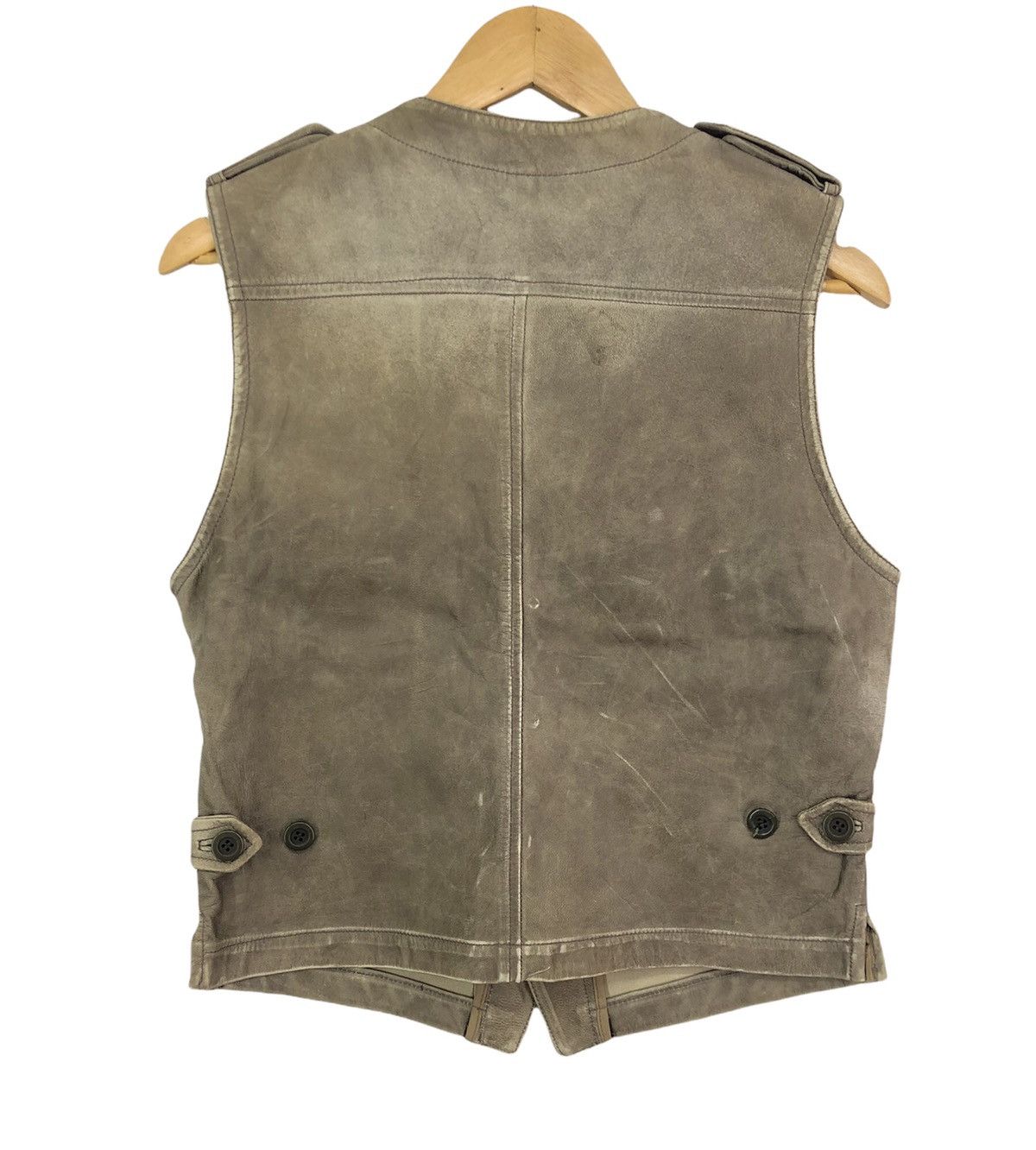 Leather Vintage Halb Goat Leather Vest Jacket Size US M / EU 48-50 / 2 - 2 Thumbnail