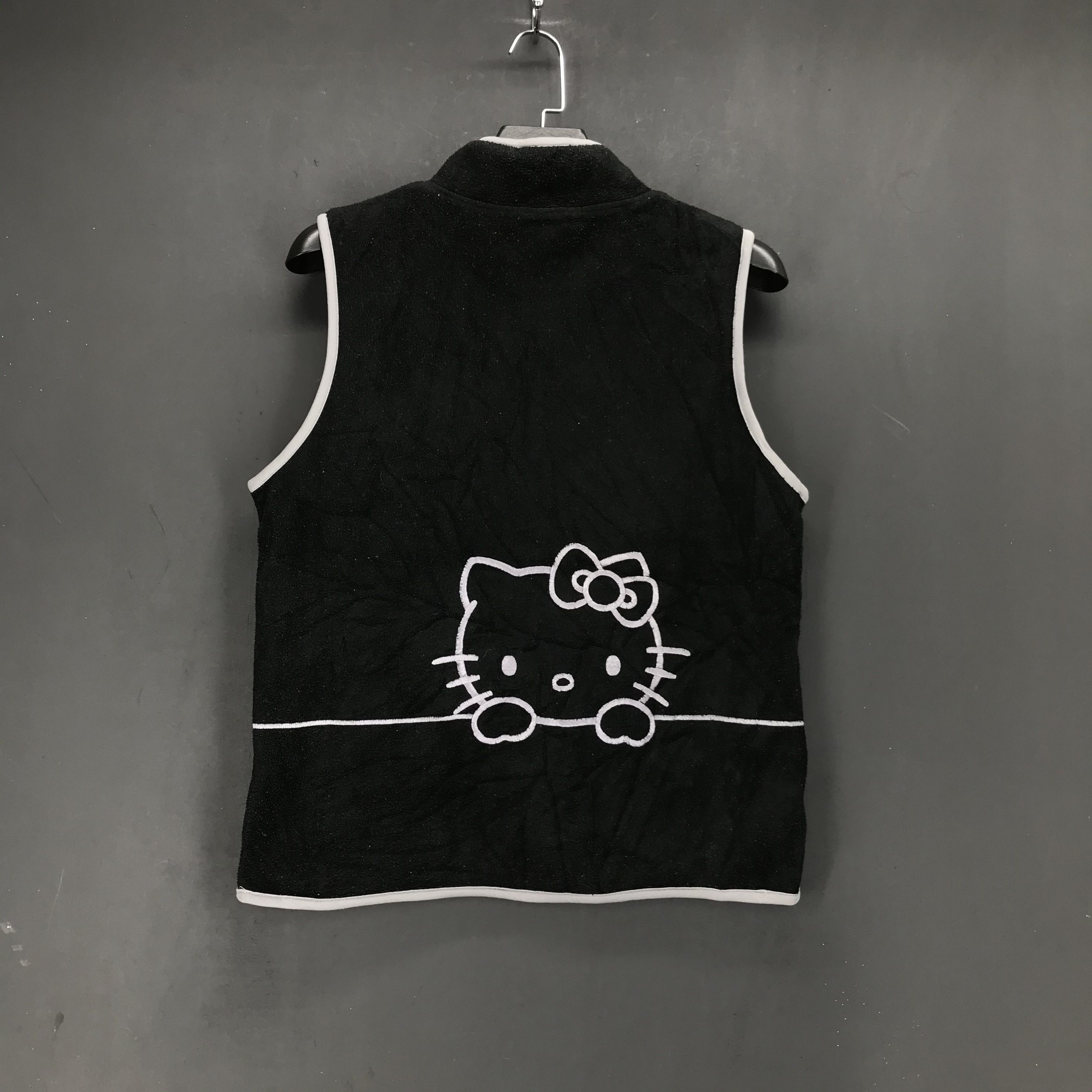 Hello Kitty Embroidered Logo Fleece Vest #1942-76